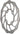 Magura Storm Rohloff Disc Brake Rotor - 180mm 4-Bolt Silver