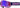 100% STRATA 2 Goggle Purple - Red/Blue Mirror Lens