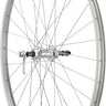 Quality Wheels Value Single Wall Series Rear Wheel - 700 QR x 135mm Rim Brake Freewheel Silver Clincher 36H