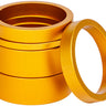 Chris King Headset Spacer Kit 2 - Alloy 1-1/8" Matte Gold 50th Anniversy