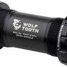 Wolf Tooth Bottom Bracket - English (BSA) 68/73mm For 30mm Spindle Black