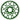 Wheels Manufacturing Gravel Direct Mount Chainring - 40t SRAM 8-Bolt Direct Mount 6.5mm Inboard Offset T-Type Chain Compatible Green