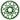 Wheels Manufacturing Gravel Direct Mount Chainring - 40t SRAM 8-Bolt Direct Mount 6.5mm Inboard Offset T-Type Chain Compatible Green