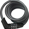 ABUS Tresor 6512 Combination Coiled Cable Lock 180cm x 12mm With Mount BLK