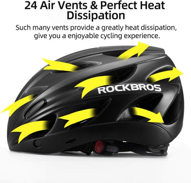 ROCKBROS Lightweight Cycling Helmet with Removable Goggles  Sun Visor - Gio's Outdoors -ROCKBROSUSA