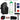 ROCKBROS Bike Saddle Bags with Water Bottle Pouch Waterproof Black 1.6L - Gio's Outdoors -ROCKBROSUSA