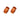 Granite-Design Juicy Nipples Schrader Orange Pair