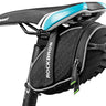 ROCKBROS Waterproof Cycling Saddle Bag Bike Rear Seat Bags Zipper Bicycle Black - Gio's Outdoors -ROCKBROSUSA