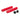 Eclat Shogun Grips 166mm Red Pair
