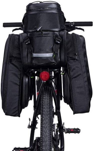 ROCKBROS 34L Expandable Bike Rack Bag: Waterproof & Multifunctional - Gio's Outdoors -ROCKBROSUSA