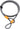 OnGuard Akita Cable: 7' x 10mm Gray/Orange