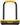 OnGuard PitBull Series U-Lock - 4.5 x 9" Keyed Black/Yellow Includes bracket