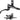 Shimano XTR M9200 XC Disc Brake Lever - Right/Rear Post Mount 2-Piston Caliper SM-BH90-SS Hose Metal Pads Gray