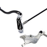Hope XCR Pro E4 Disc Brake and Lever Set - Front Hydraulic Post Mount Silver