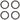 Fulcrum R3-010 Ball Bearing Ring - 4 Pieces