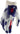100% Itrack Gloves - Blue/White Small