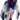 100% Itrack Gloves - Blue/White Medium