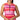 Terry Breakaway Mesh Sleeveless Jersey - Pink Dot Medium
