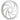 Reverse Steel Disc Rotor 180mm - Silver