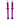 Hold Fast Cycling Tubeless Valve Stem 65mm (Pair) - Purple