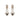 Better Bolts Titanium Flat Mount Bolt Kit 27mm Silver 2/Count
