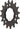 Onyx Aluminum Cog: 3/32" 14t Black
