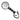 M-Wave Spy Mini Mirror Mount: Bar End