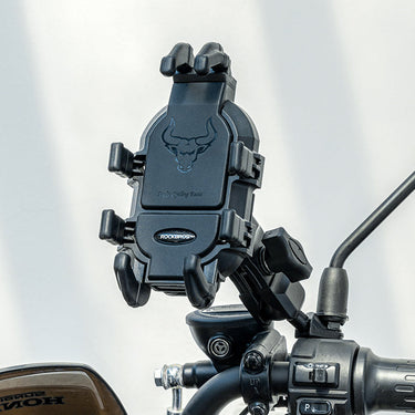 ROCKBROS Metal Bicycle Phone Holder - Universal Shockproof Mount - Gio's Outdoors -ROCKBROSUSA
