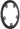 Gates Carbon Drive CDX CenterTrack Fin Line Front Belt Drive Ring - 55t 5-Bolt 130mm BCD BLK