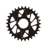 Wheels Manufacturing Shimano DM HG+ Inboard Chainring Teeth: 30 Speed: 12 BCD: Direct Mount Shimano Single 7075 Aluminum Black