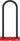 Abus Ultimate U-Lock - x 11.8" Keyed Black Includes Bracket