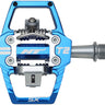 HT Components T2-SX Pedals - Dual Sided Clipless Platform Aluminum 9/16" Royal Blue