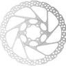 Shimano Deore SM-RT56-MP Disc Brake Rotor - 180mm 6-Bolt For Resin Pads Only Silver
