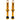 Hold Fast Cycling Tubeless Valve Stem 42mm (Pair) - Gold