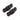 Clarks Hydraulic Rim Pad Inserts 50mm Magura HS11- HS33- HS66 Black