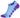 SockGuy Classic Flutterby Socks - 1" Light Blue Small/Medium