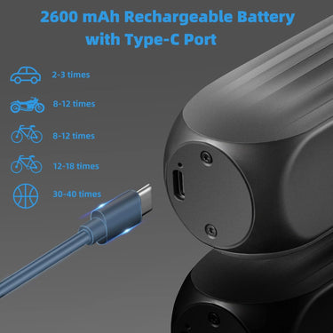 ROCKBROS A10 Electric Bike Pump 150 Psi Inflator Portable Air Compressor - Gio's Outdoors -ROCKBROSUSA
