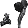 Shimano GRX ST-RX820 Shift/Brake Lever BR-RX820 Hyd Disc Brake Caliper - Right/Rear 12-Speed Flat Mount Caliper For 25mm Mount
