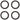 Fulcrum 4-R3DB-004 Ball Bearing Ring - 4 Pieces