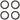 Fulcrum 4-R3DB-004 Ball Bearing Ring - 4 Pieces