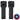 Abus Bordo Granit XPlus 6500 TwinSet Folding Lock Key 90cm 3.0' x 2 5.5mm Black Set