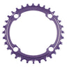 5Dev 104 BCD Titanium Chainrings 34T Purple