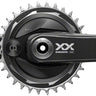 SRAM XX Eagle T-Type AXS Power Meter Wide Crankset - 175mm 12-Spd 32t Chainring DM Thread Mount PM Spider DUB Spindle Interface Blk