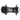 White Industries Front CLD TA Hub 12x100mm 28h Black  