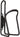 Planet Bike Alloy 6.2mm Water Bottle Cage - Aluminum Flat Black