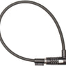 Kryptonite KryptoFlex 1265 Cable Lock -  4-Digit Combo 65cm x 12mm Black