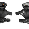 SunRace M503 ST Trigger Brake/Shift Lever Set - 3x8-Speed For V-Brakes Black