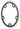 MSW Multi Speed 38t x 110mm MiddleChainring Black