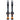 Ridefarr Supa-Flow Tubeless Valve Stem 60mm (Pair) Black