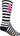 SockGuy Wool Lightning Socks - 8" Black/White Small/Medium
